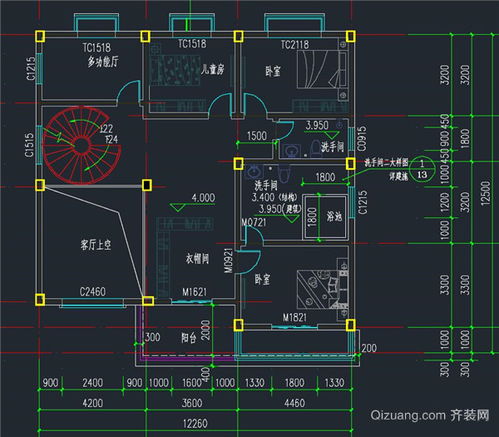 房屋设计图图例说明书,房屋设计图尺寸标注