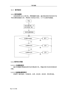 智能寻迹小车设计,智能寻迹小车设计与实验说明书