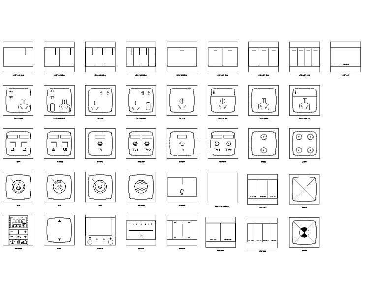 cad开关设计,cad绘制开关