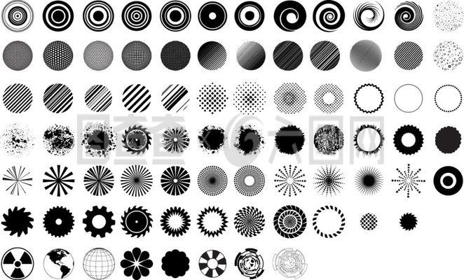 圆形元素设计图片,圆形元素创意设计